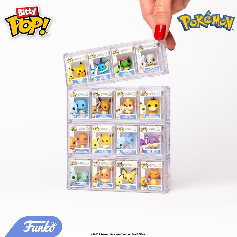 Funko Bitty Pop! Pokémon 4-Pack – Squirtle, Eevee, Growlithe & Psyduck - Flex Gamingproduct_type