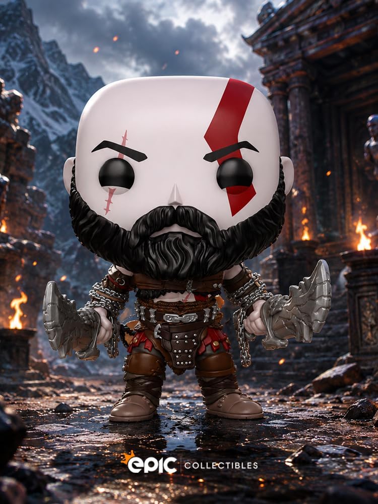 Funko POP Games: God of War Ragnarök – Kratos with Blades + Box Protector - Flex Gamingproduct_type