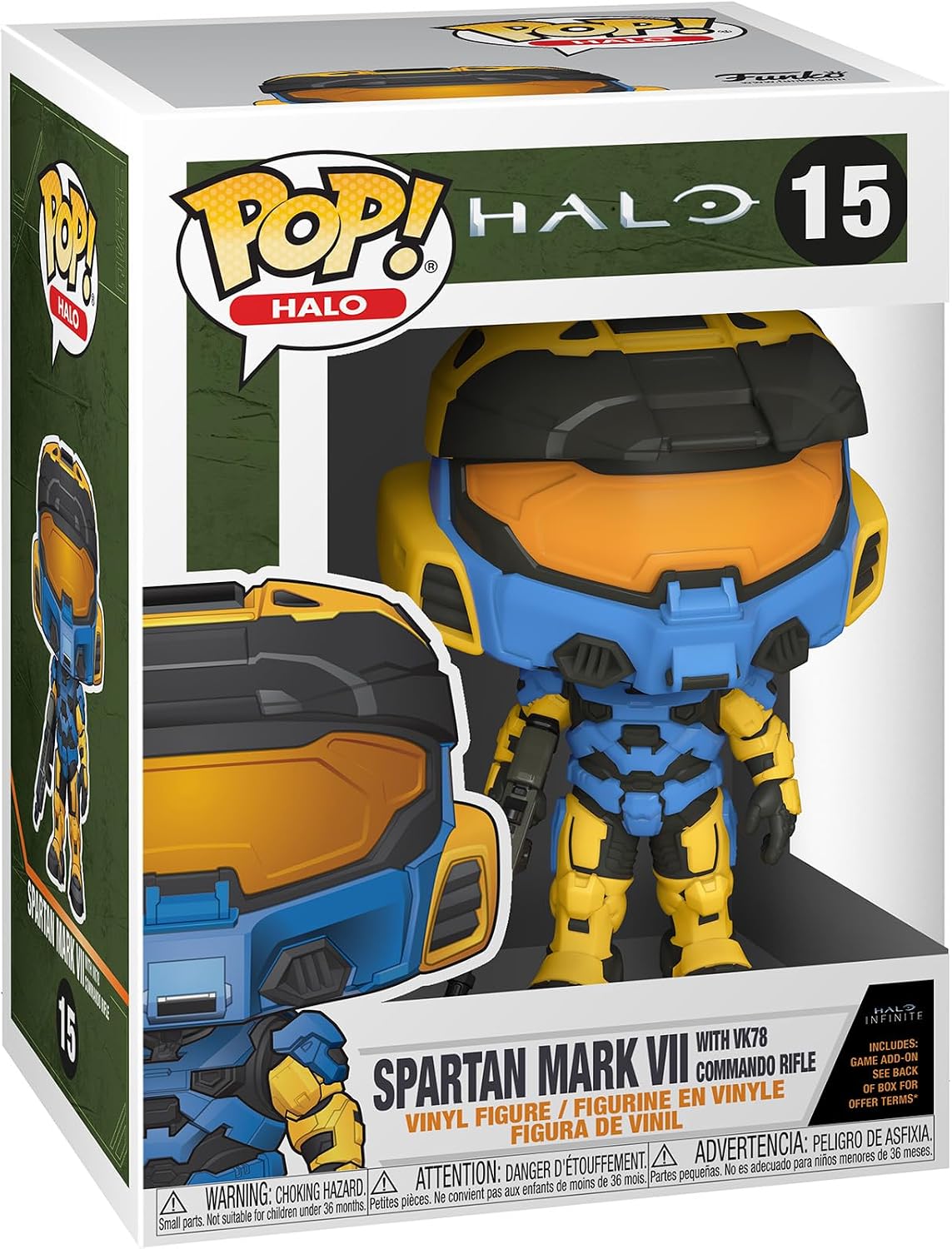 Funko POP! Halo Infinite – Spartan Mark VII with VK78 (Blue & Yellow) - Flex Gamingproduct_type