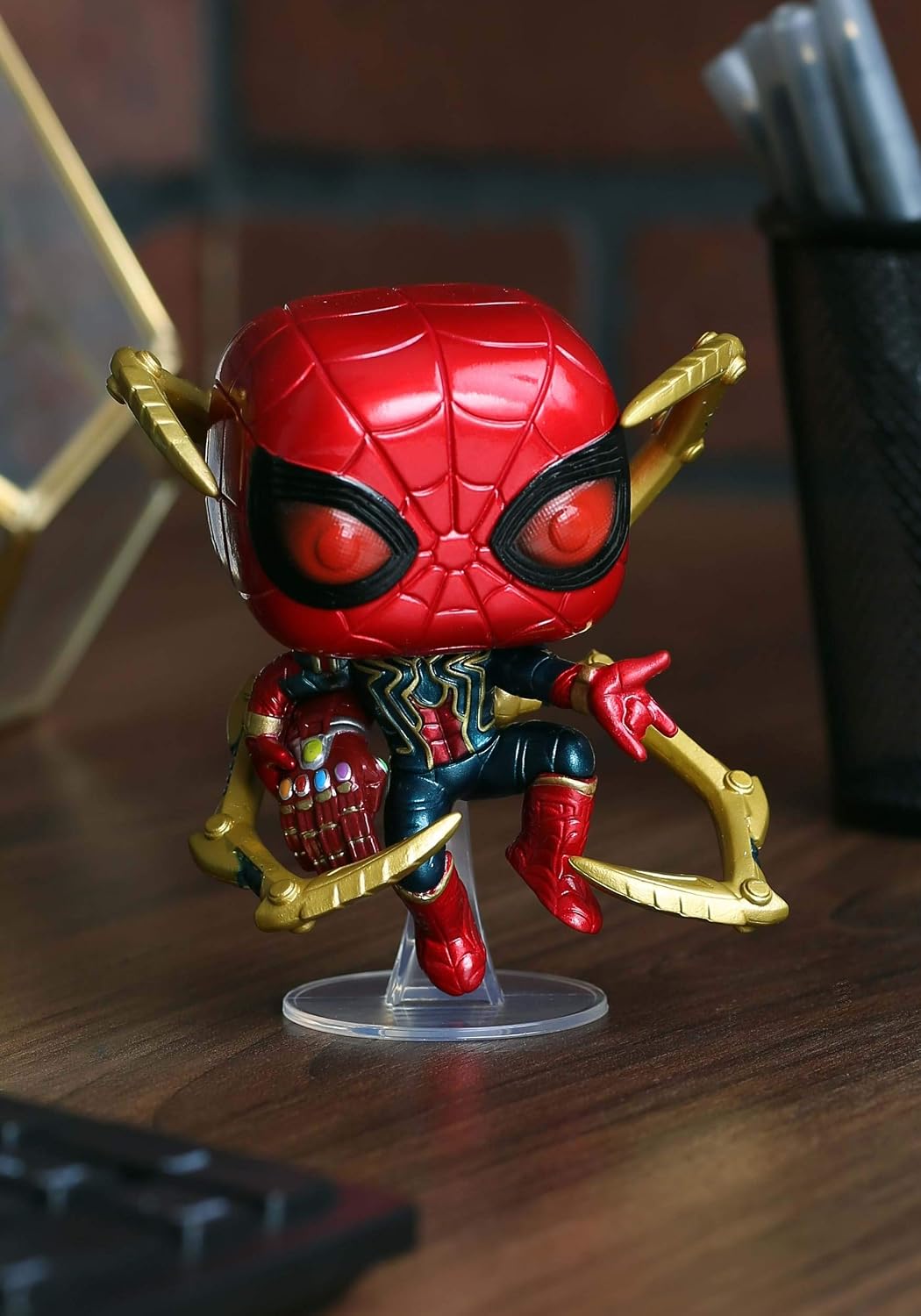 Funko POP! Marvel Iron Spider with NanoGauntlet Vinyl Figure - Flex Gamingproduct_type