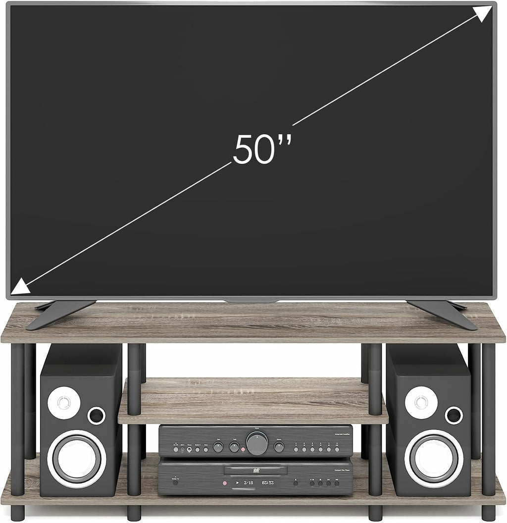 Furinno Turn-N-Tube Toolless 3-Tier TV Stand for 50" TV – 8 Colors - Flex Gamingproduct_type