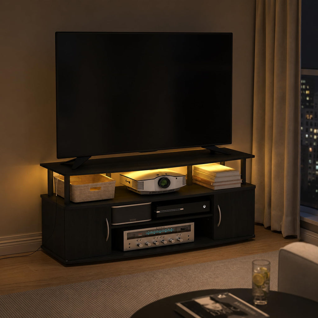 Furinno Turn-N-Tube Toolless 3-Tier TV Stand for 50" TV – 8 Colors - Flex Gamingproduct_type