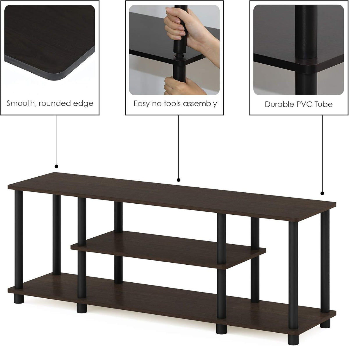 Furinno Turn-N-Tube TV Stand – 8 Configurations & 14 Colors - Flex Gamingproduct_type