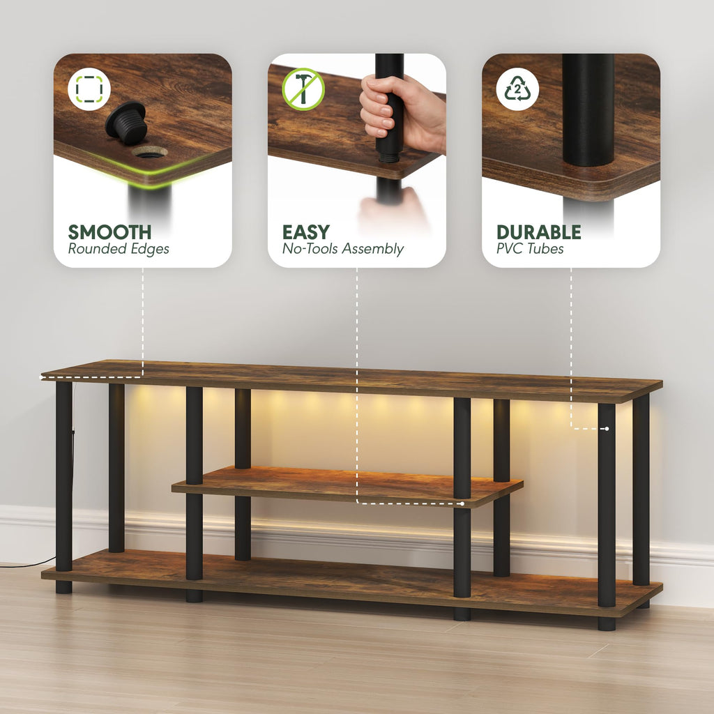 Furinno Turn-N-Tube TV Stand – 8 Configurations & 14 Colors - Flex Gamingproduct_type