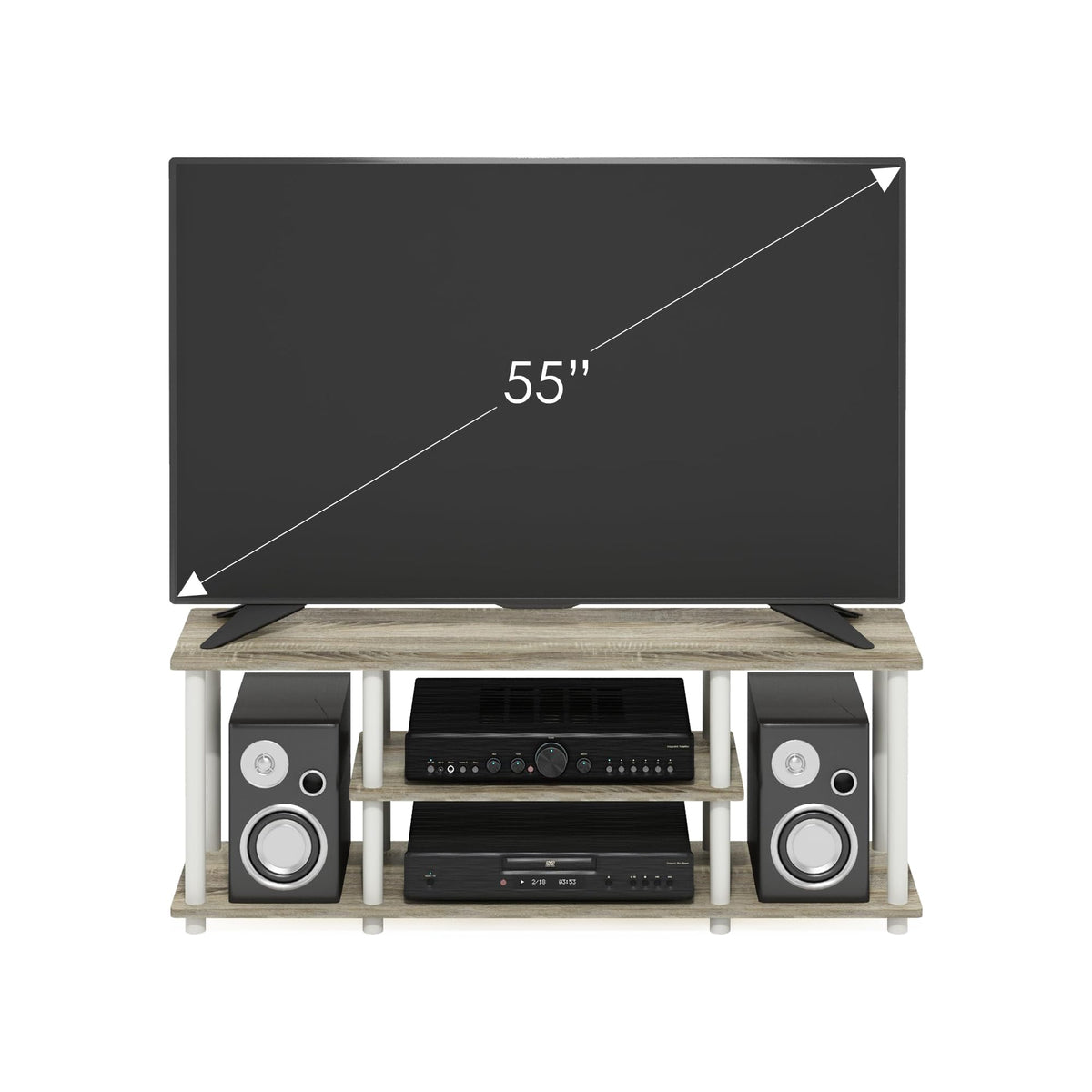 Furinno Turn-N-Tube TV Stand – 8 Configurations & 14 Colors - Flex Gamingproduct_type