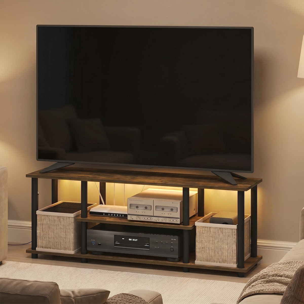 Furinno Turn-N-Tube TV Stand – 8 Configurations & 14 Colors - Flex Gamingproduct_type