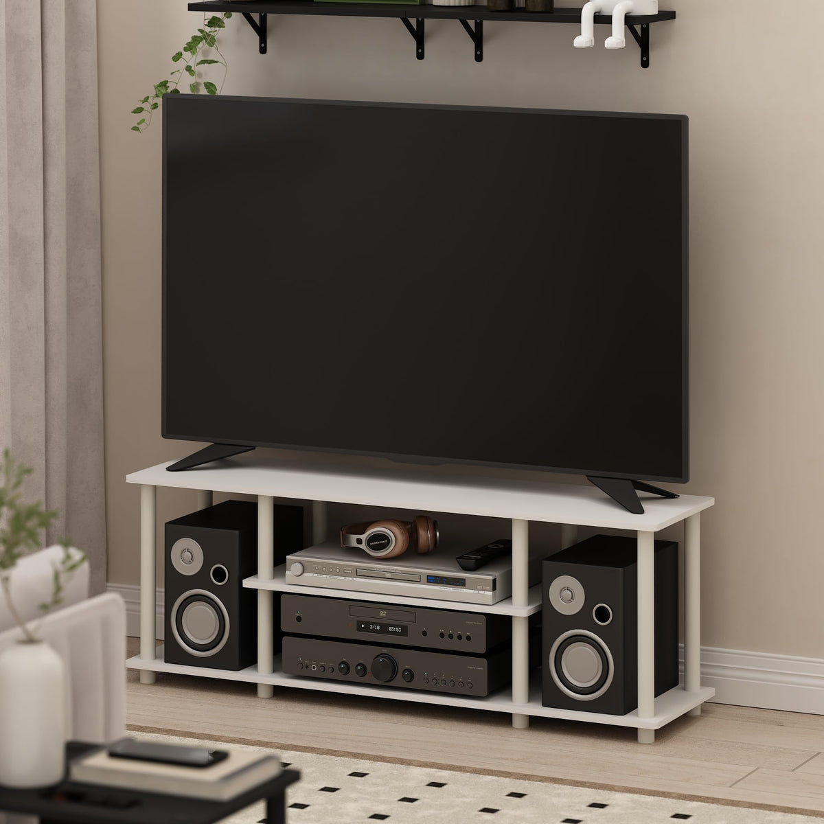Furinno Turn-N-Tube TV Stand – 8 Configurations & 14 Colors - Flex Gamingproduct_type