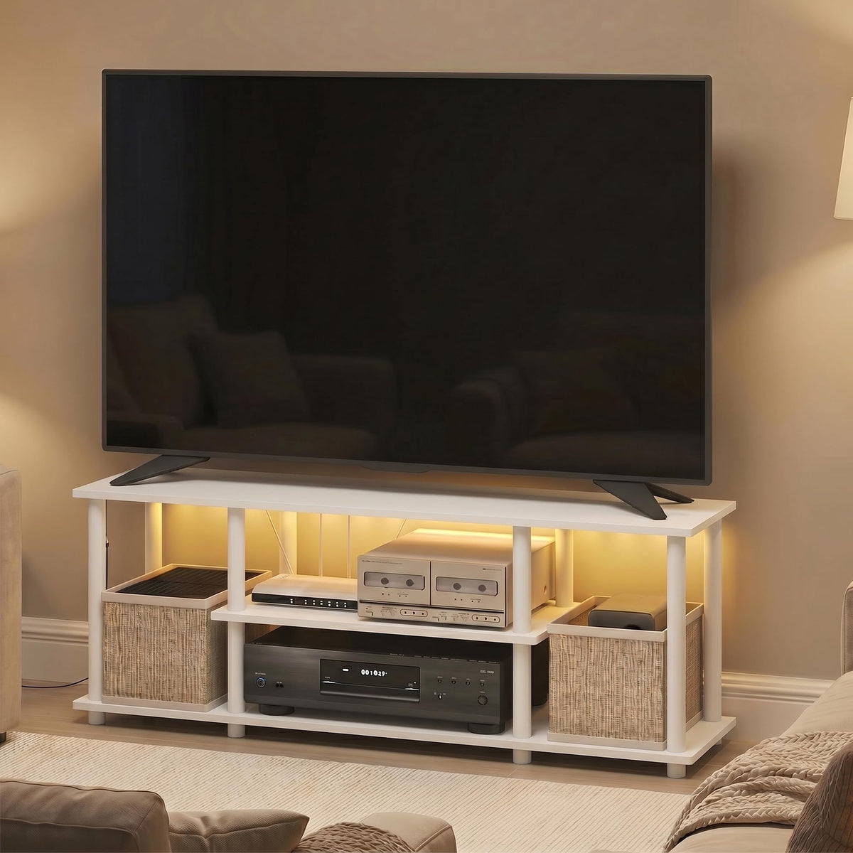 Furinno Turn-N-Tube TV Stand – 8 Configurations & 14 Colors - Flex Gamingproduct_type