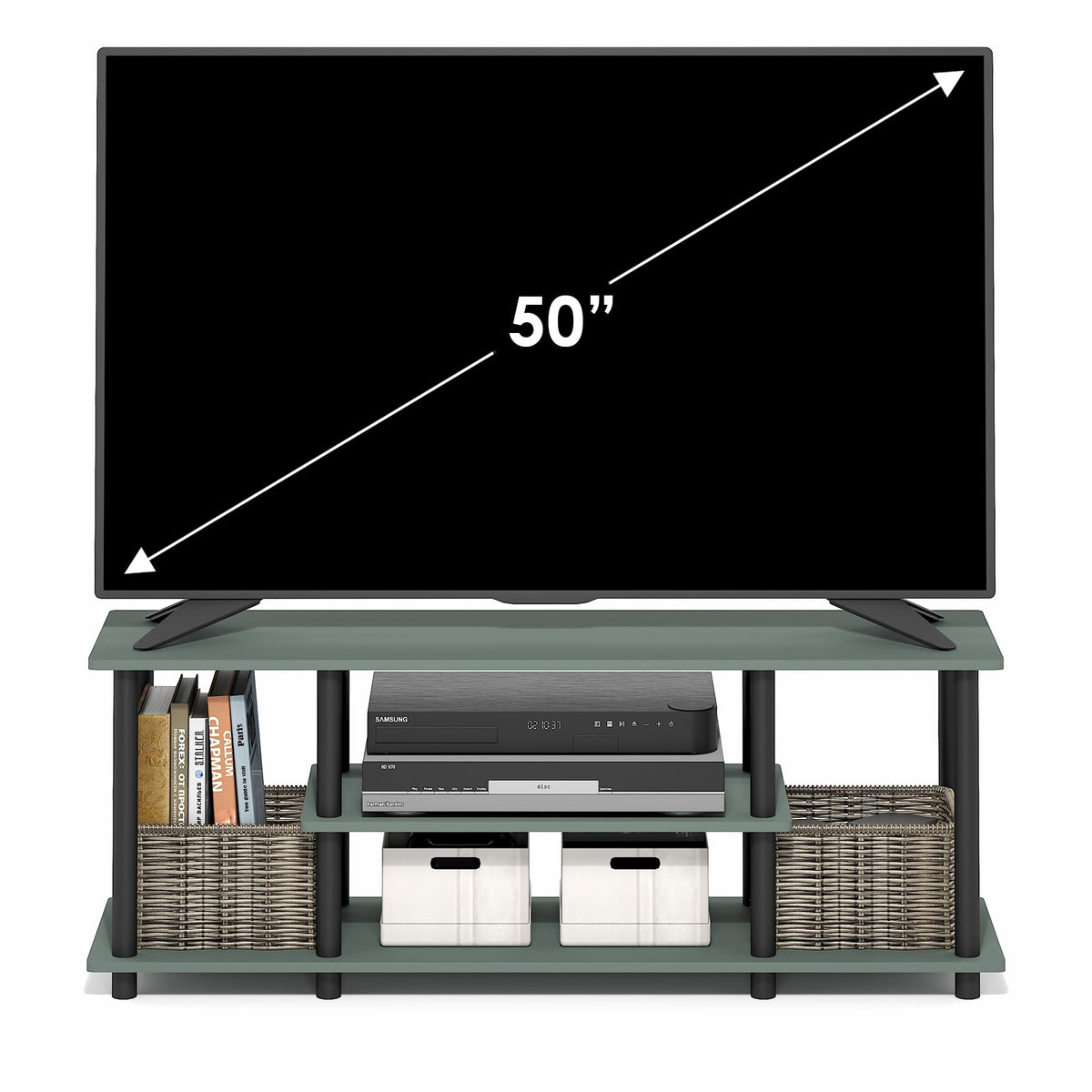 Furinno Turn-N-Tube TV Stand – 8 Configurations & 14 Colors - Flex Gamingproduct_type