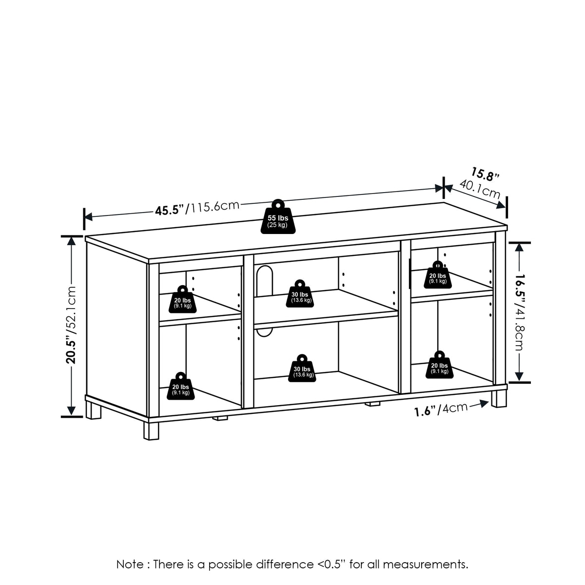 Furinno Turn-N-Tube TV Stand – 8 Configurations & 14 Colors - Flex Gamingproduct_type