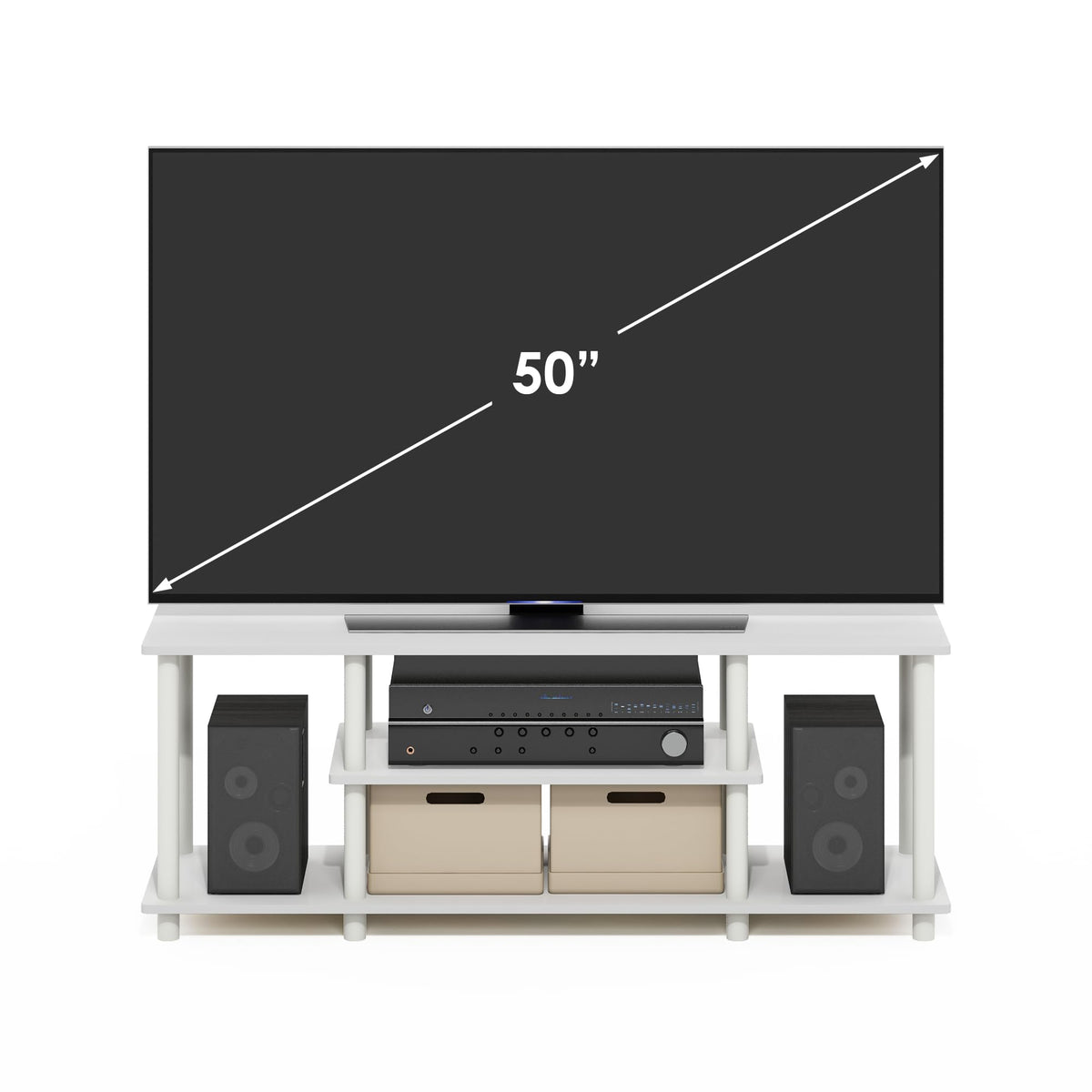 Furinno Turn-N-Tube TV Stand – 8 Configurations & 14 Colors - Flex Gamingproduct_type