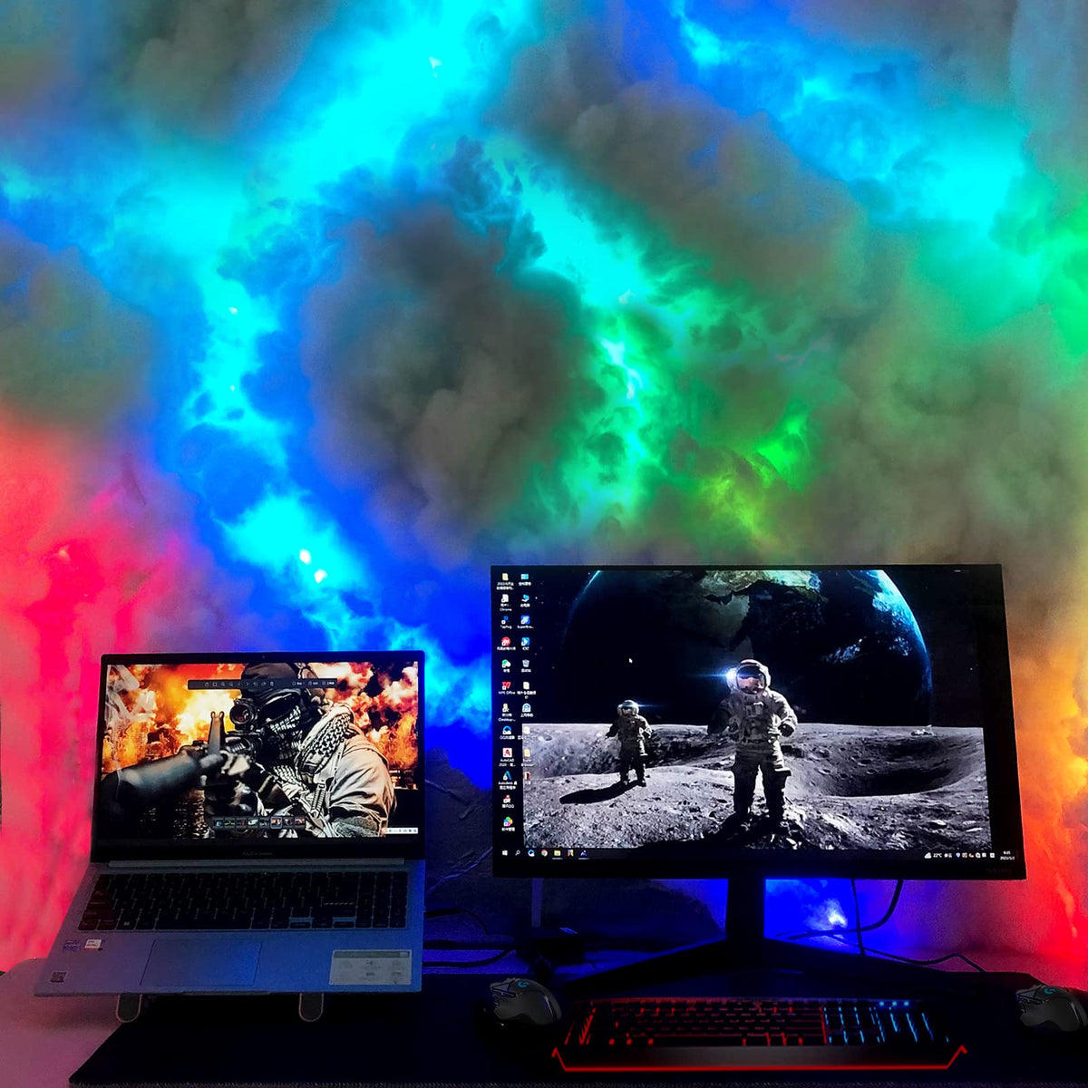 Fusehome 3D Cotton Thundercloud RGB LED Light – 2 Sizes - Flex Gamingproduct_type