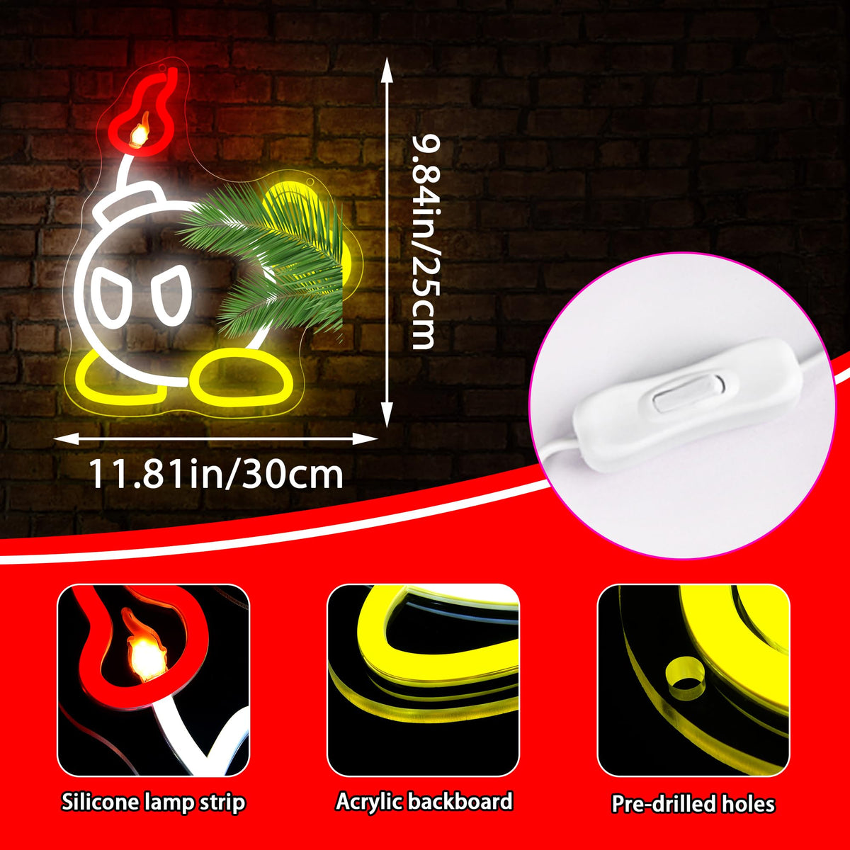 Fuzuneli Anime LED Neon Sign – 8 styles - Flex Gamingproduct_type