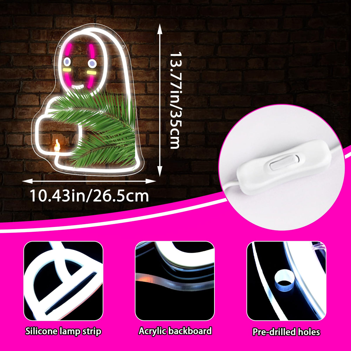 Fuzuneli Anime LED Neon Sign – 8 styles - Flex Gamingproduct_type