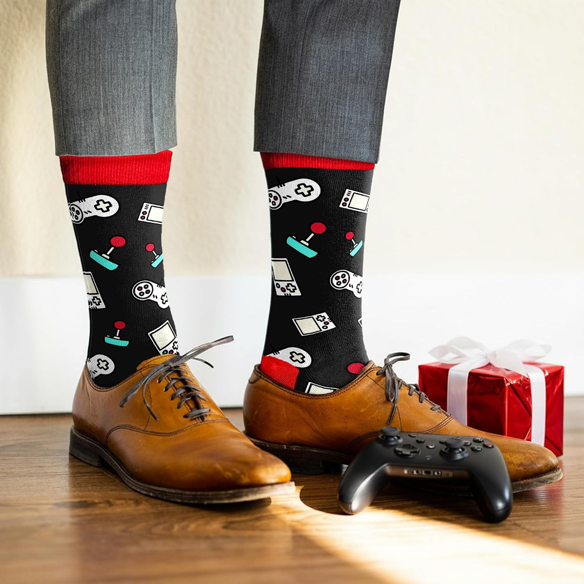 Gaming Themed Socks – Gamer Gift, One Size Fits Most - Flex Gamingproduct_type