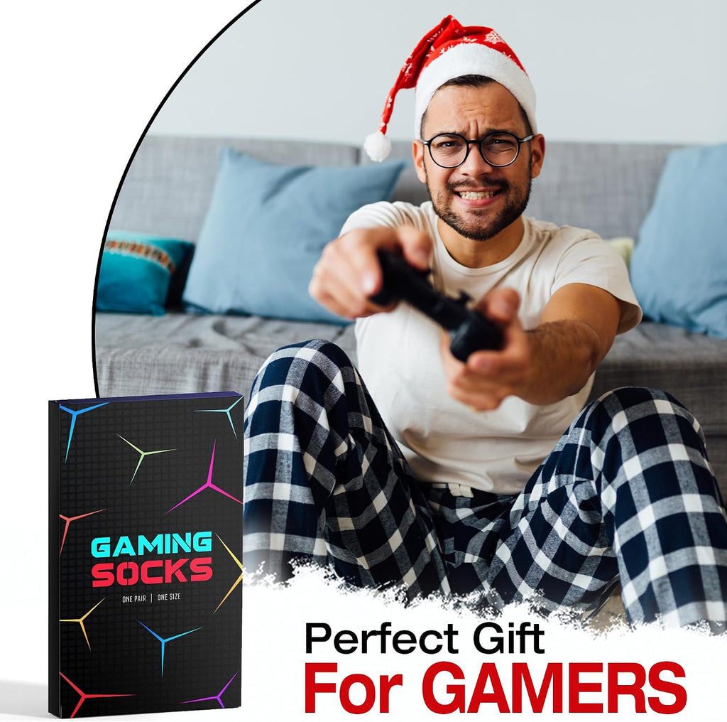 Gaming Themed Socks – Gamer Gift, One Size Fits Most - Flex Gamingproduct_type