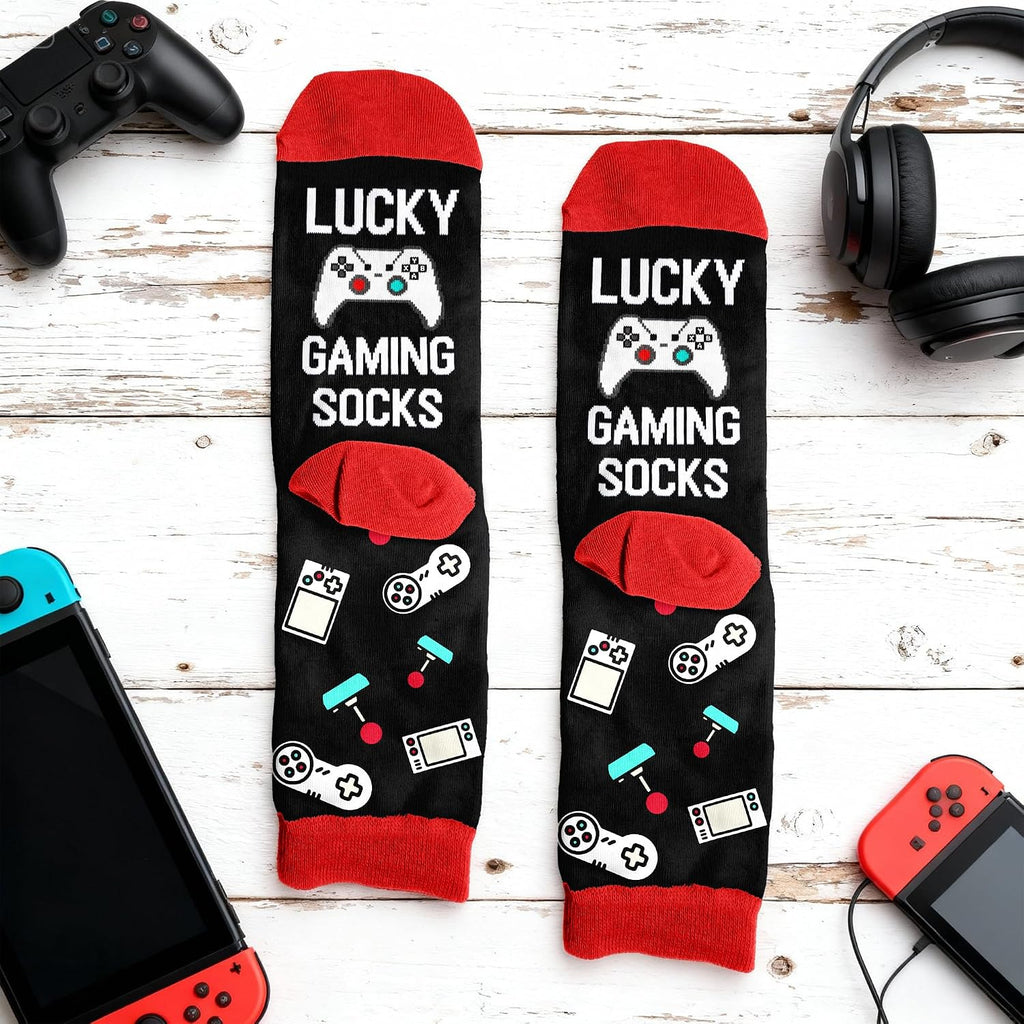 Gaming Themed Socks – Gamer Gift, One Size Fits Most - Flex Gamingproduct_type
