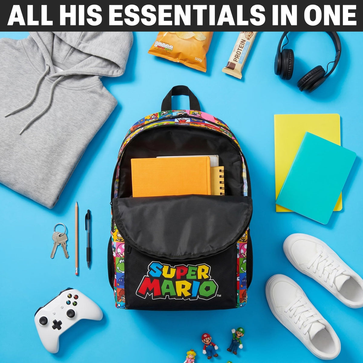 Get Trend Fortnite & Super Mario Kids Backpack – 4 Colors - Flex Gamingproduct_type