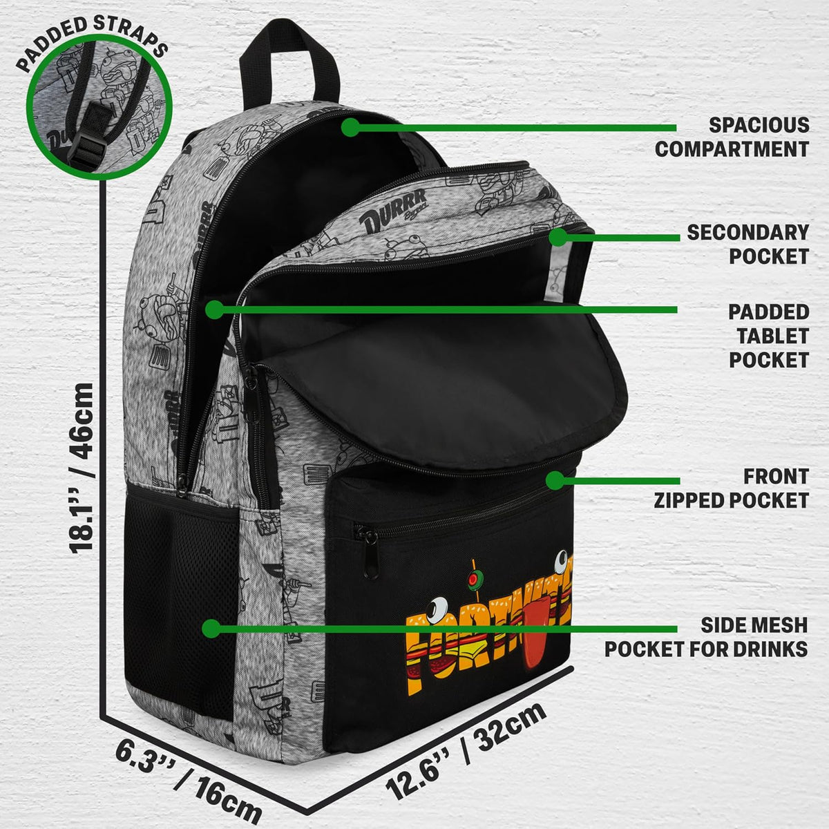Get Trend Fortnite & Super Mario Kids Backpack – 4 Colors - Flex Gamingproduct_type