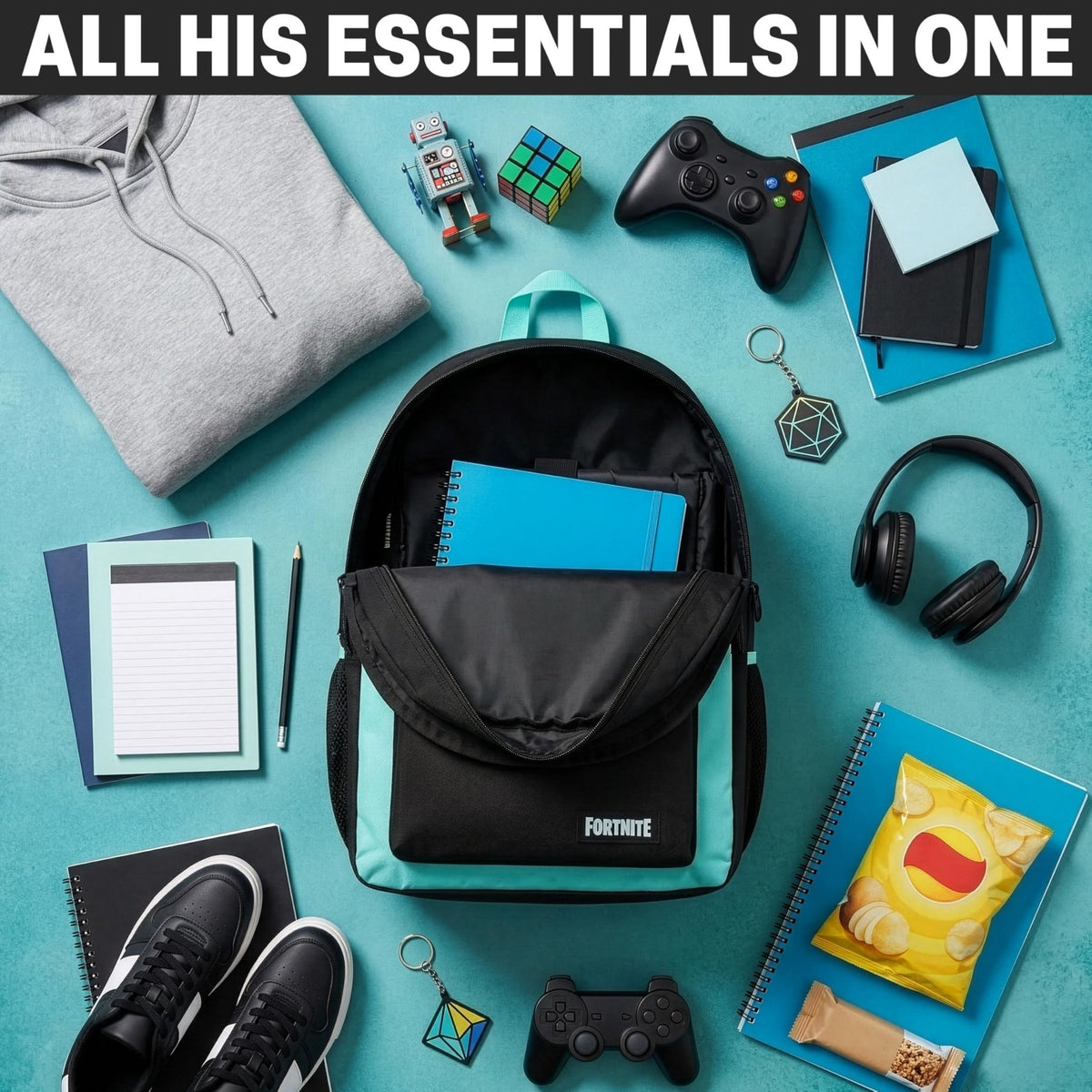 Get Trend Fortnite & Super Mario Kids Backpack – 4 Colors - Flex Gamingproduct_type