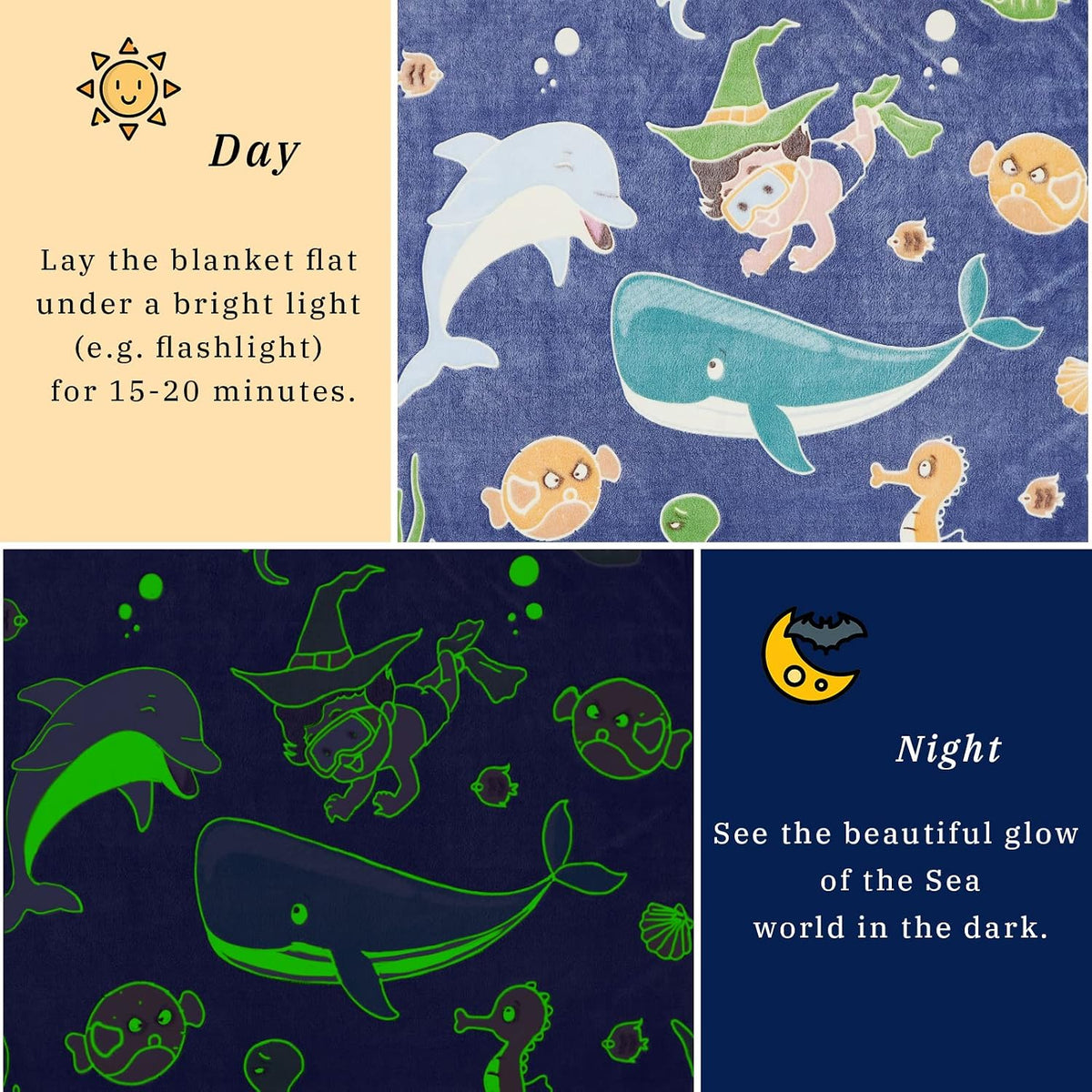 Gitrat Glow in the Dark Gaming Blanket – 7 Colors & 6 Sizes - Flex Gamingproduct_type