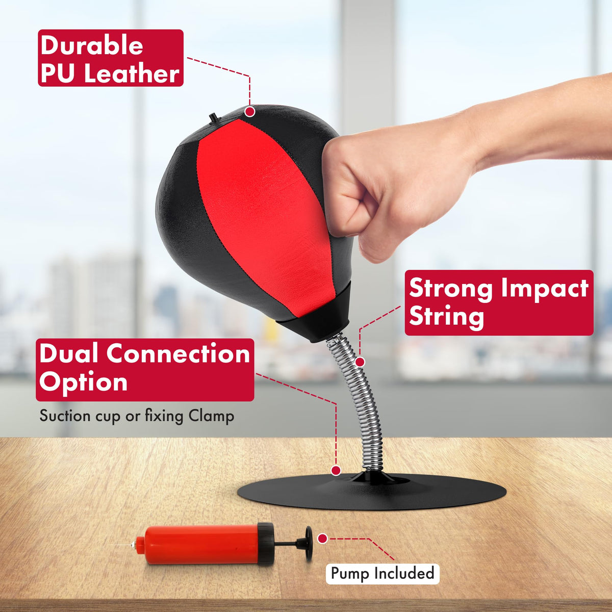 GLACIAL Desktop Stress Relief Punching Bag – 3 Colors - Flex Gamingproduct_type