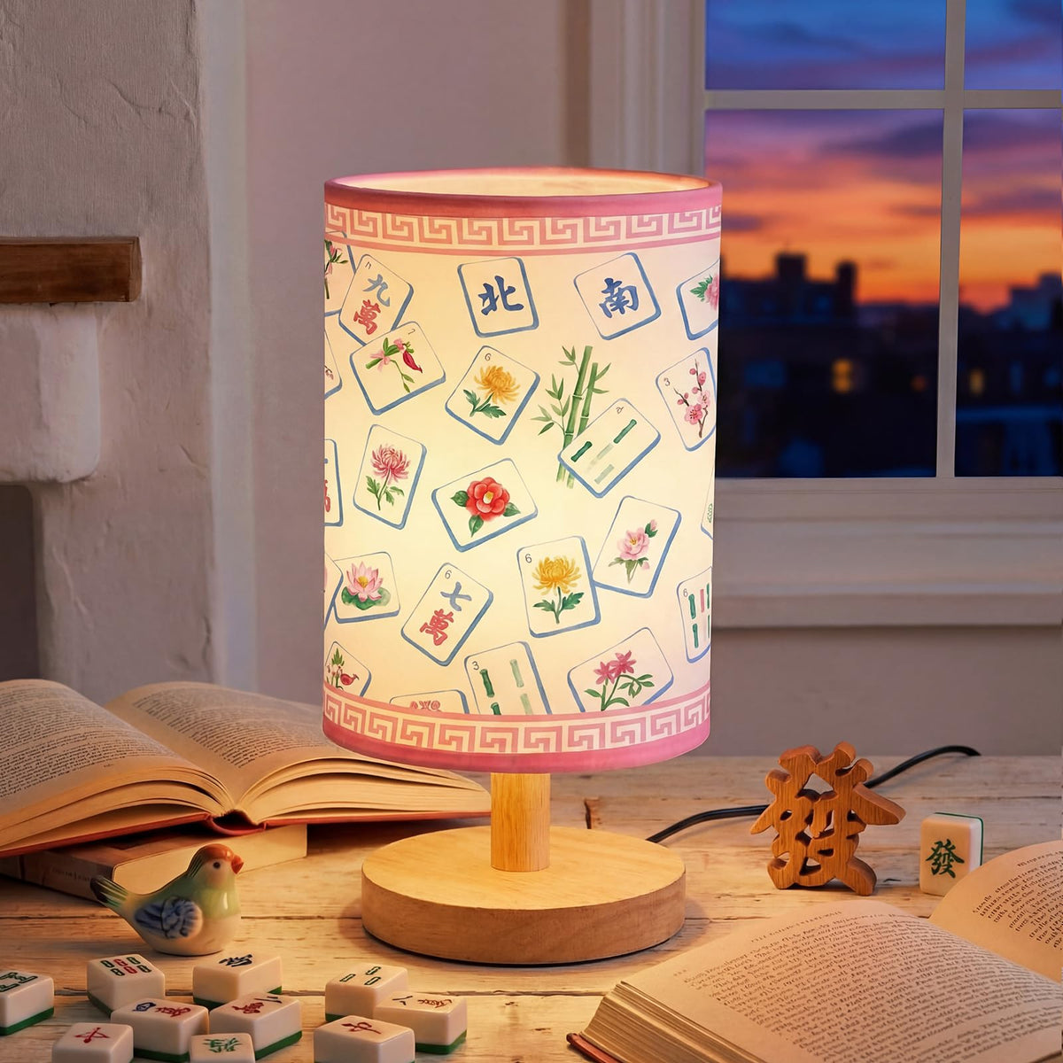 Glooglitter Linen Bedside Lamp – 21 Styles - Flex Gamingproduct_type