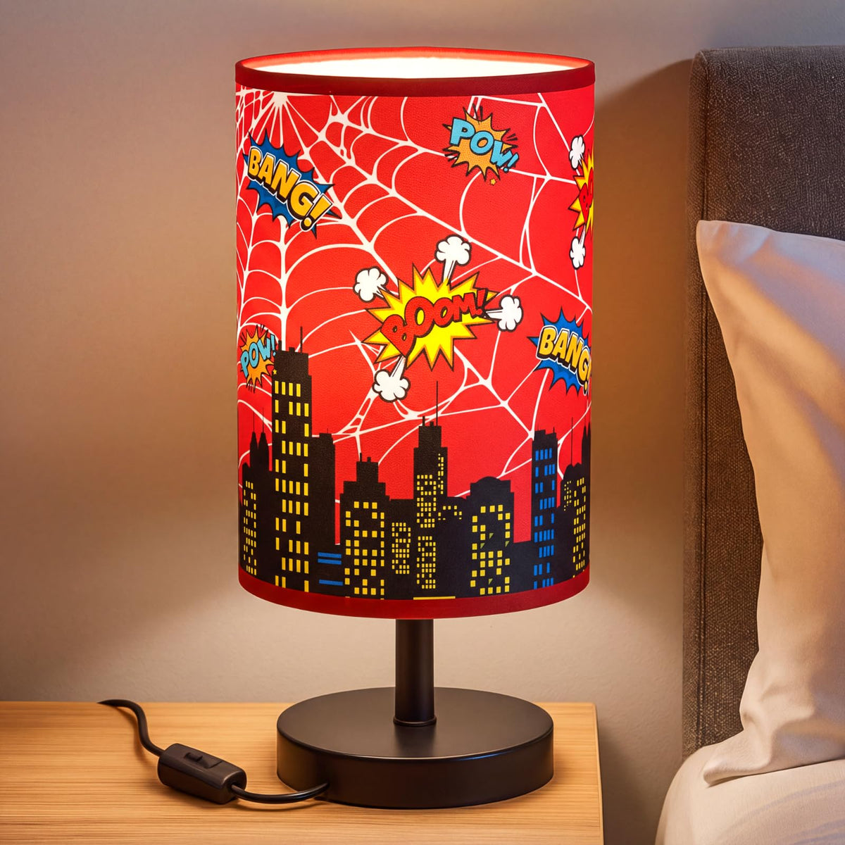 Glooglitter Linen Bedside Lamp – 21 Styles - Flex Gamingproduct_type