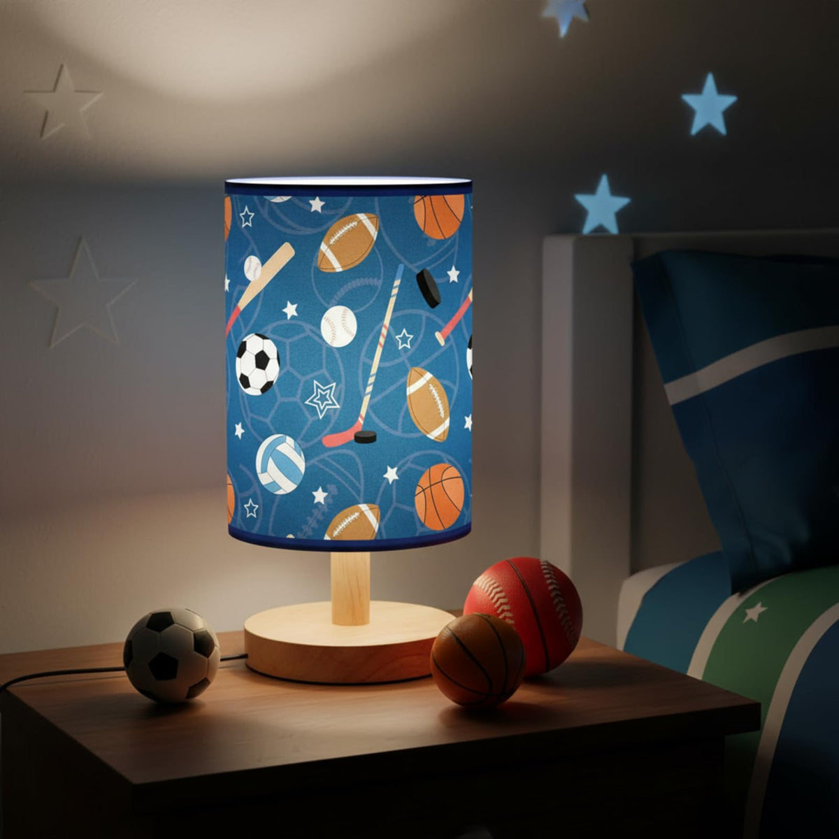 Glooglitter Linen Bedside Lamp – 21 Styles - Flex Gamingproduct_type