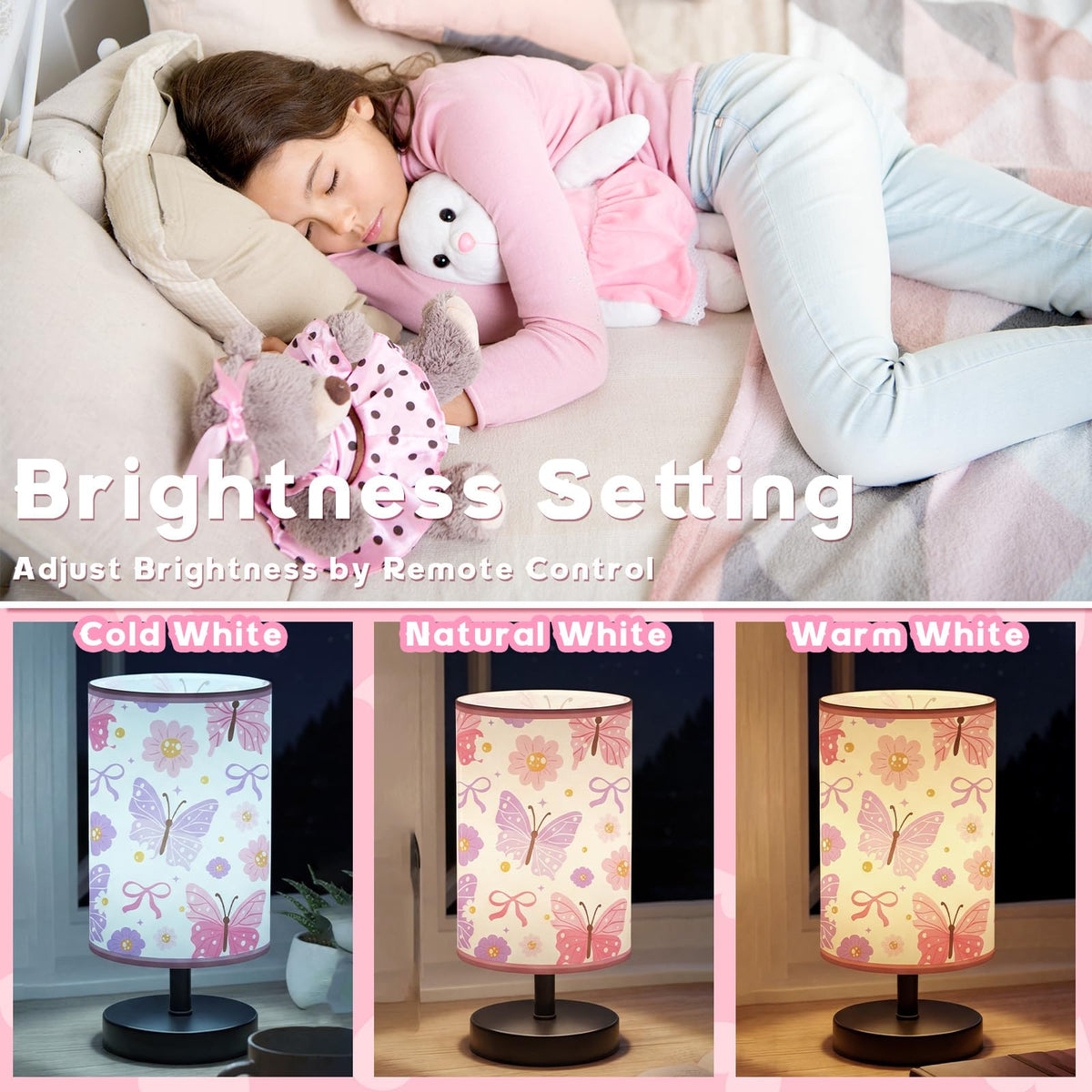 Glooglitter Linen Bedside Lamp – 21 Styles - Flex Gamingproduct_type