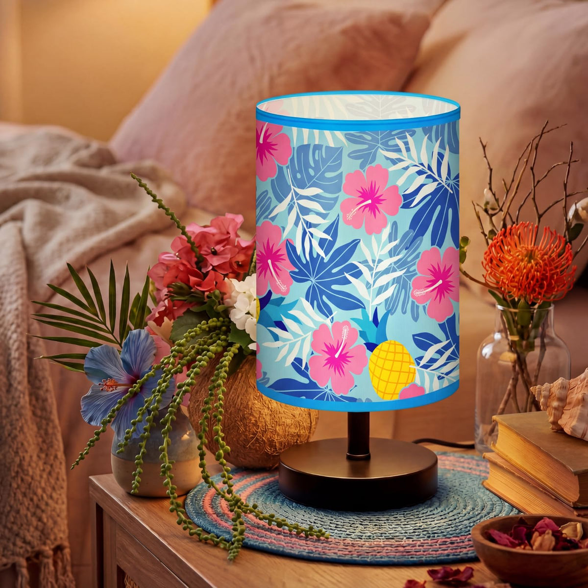 Glooglitter Linen Bedside Lamp – 21 Styles - Flex Gamingproduct_type