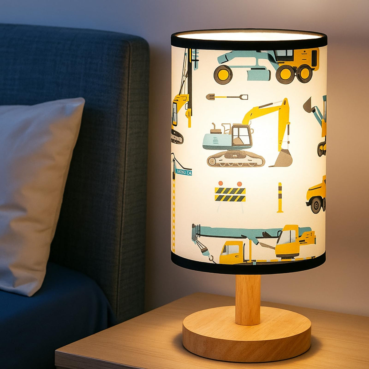 Glooglitter Linen Bedside Lamp – 21 Styles - Flex Gamingproduct_type