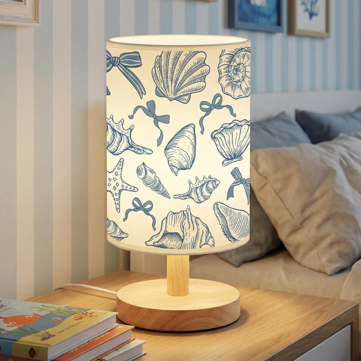 Glooglitter Linen Bedside Lamp – 21 Styles - Flex Gamingproduct_type