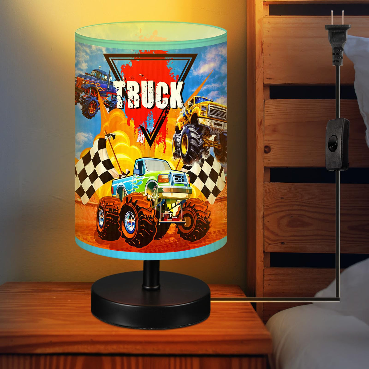 Glooglitter Linen Bedside Lamp – 21 Styles - Flex Gamingproduct_type