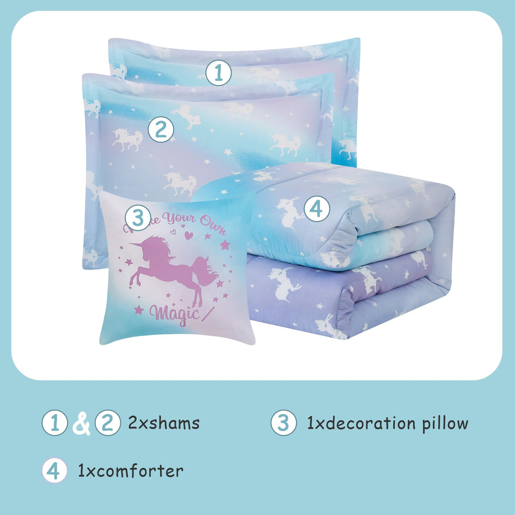 Glow in the Dark Comforter Set – 3 Pieces, 3 Sizes & 16 Colors - Flex Gamingproduct_type