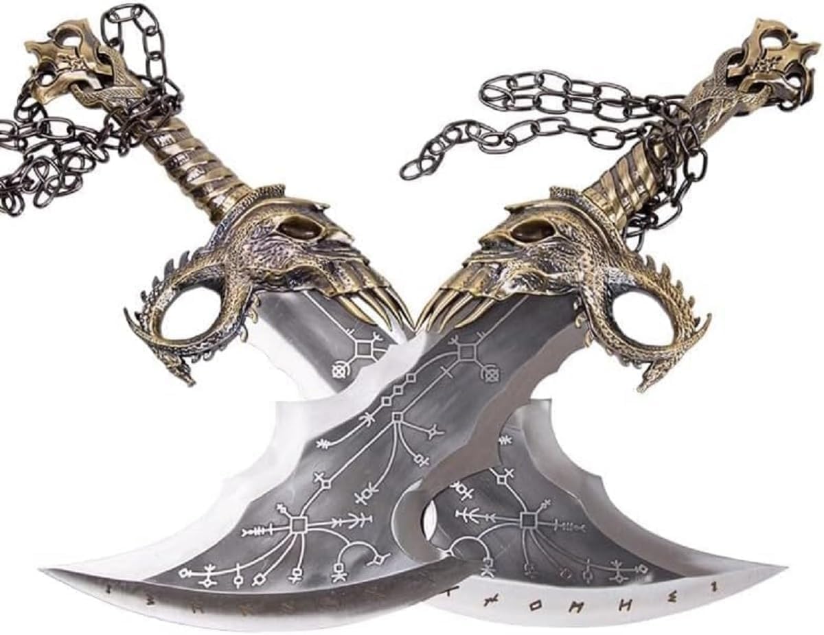 God of War Blades of Chaos – 1:1 Scale Replica Cosplay Prop by MDM King Tools - Flex Gamingproduct_type