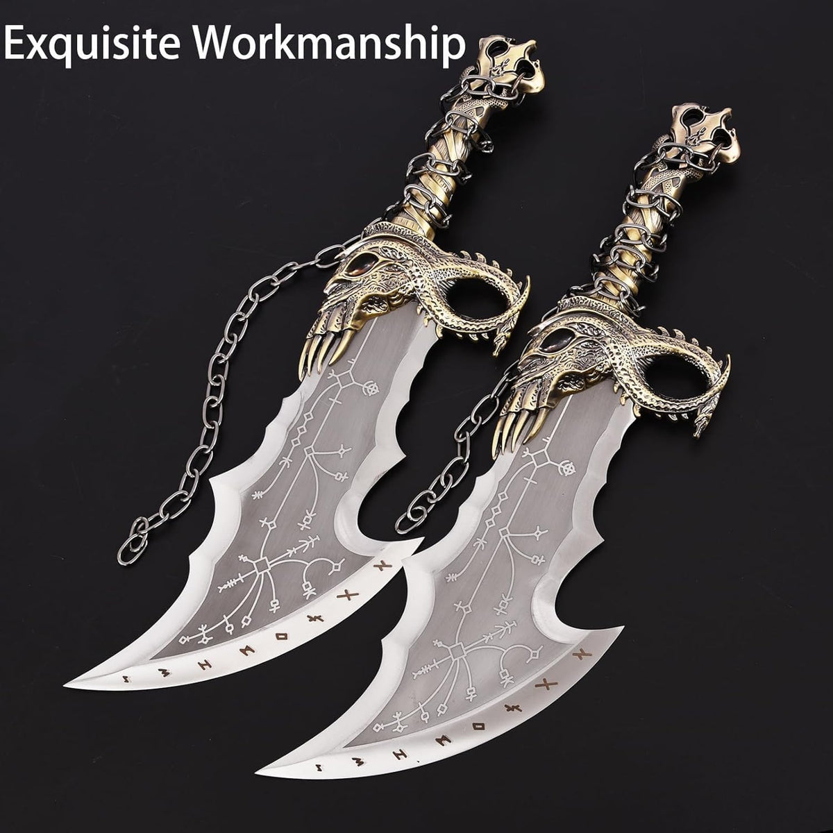 God of War Blades of Chaos – 1:1 Scale Replica Cosplay Prop by MDM King Tools - Flex Gamingproduct_type