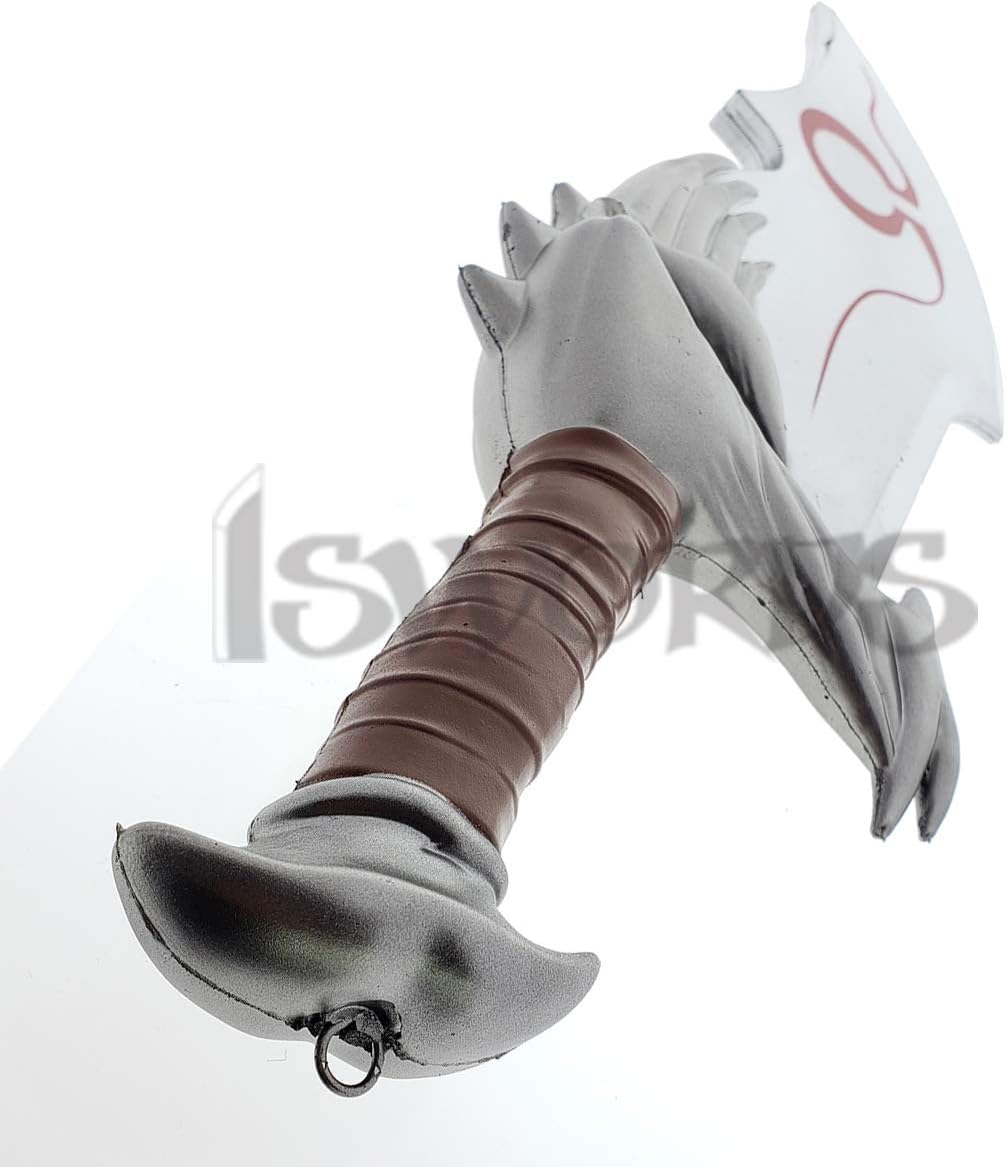 God of War Kratos Blades of Chaos – Foam Cosplay Props, 17" with Chain, Silver - Flex Gamingproduct_type