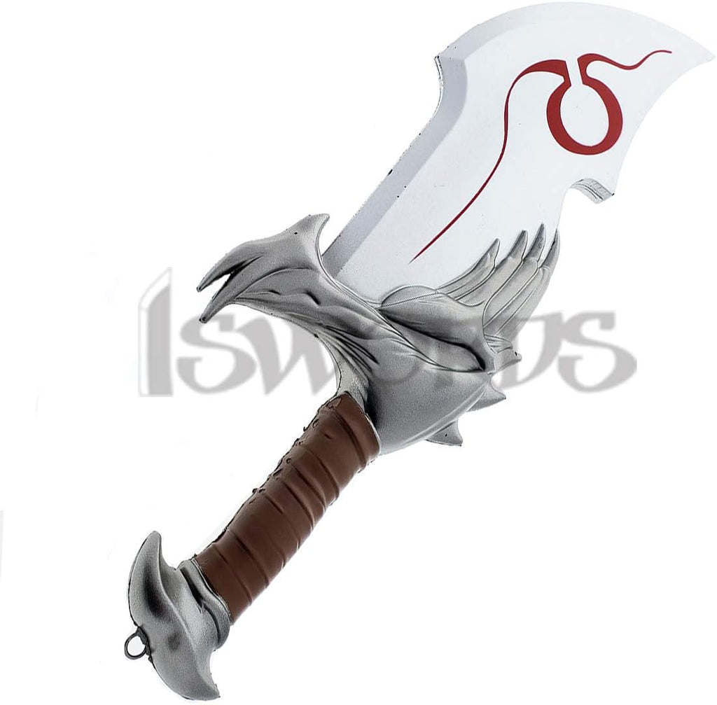 God of War Kratos Blades of Chaos – Foam Cosplay Props, 17" with Chain, Silver - Flex Gamingproduct_type