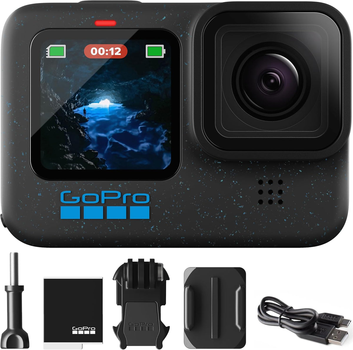 GoPro HERO12 Black Action Camera – 5.3K60 Ultra HD - Flex Gamingproduct_type