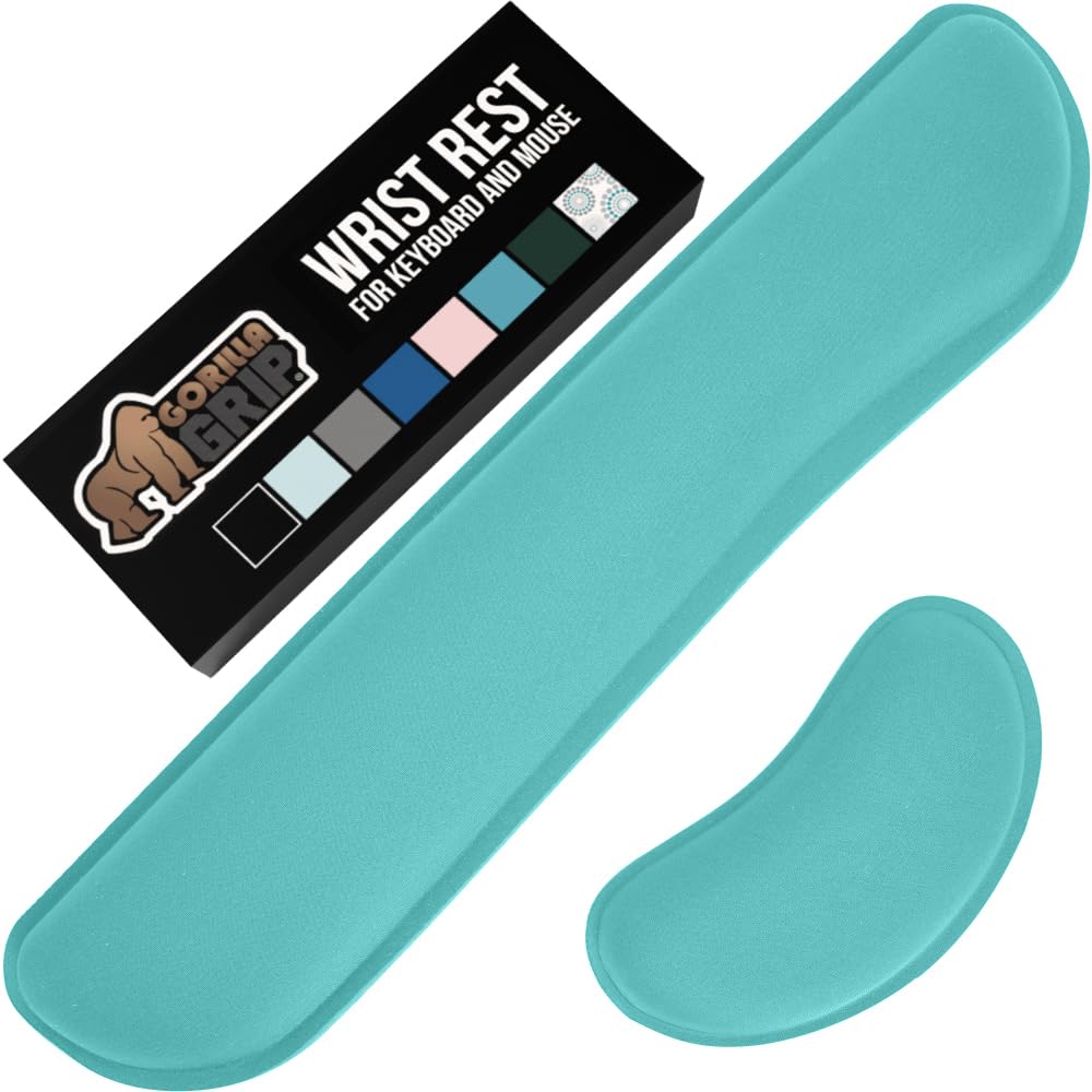 Gorilla Grip Memory Foam Wrist Rest Set – 2 Sizes & 8 Colors - Flex Gamingproduct_type