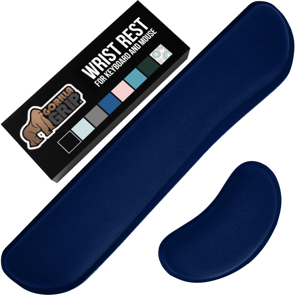 Gorilla Grip Memory Foam Wrist Rest Set – 2 Sizes & 8 Colors - Flex Gamingproduct_type