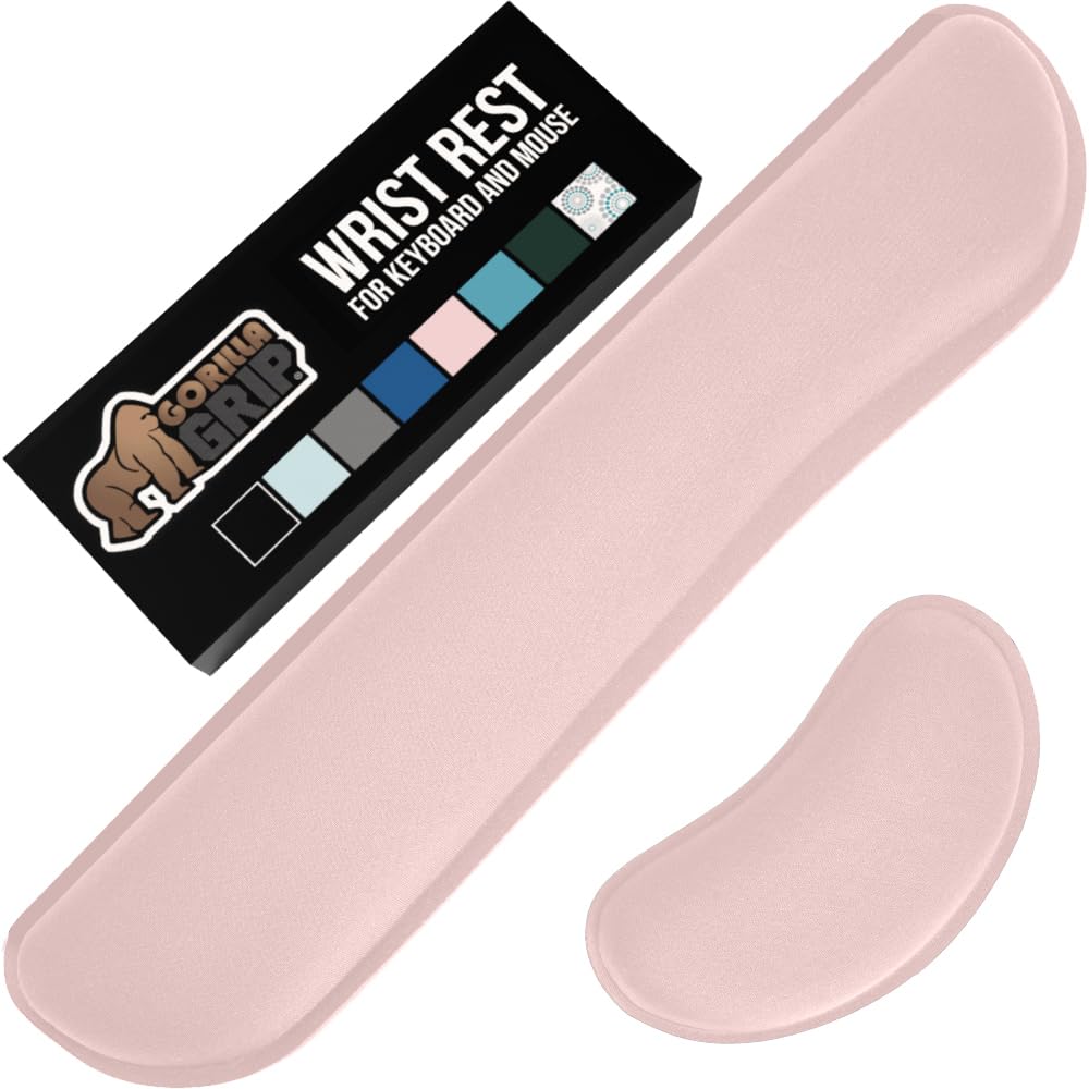 Gorilla Grip Memory Foam Wrist Rest Set – 2 Sizes & 8 Colors - Flex Gamingproduct_type
