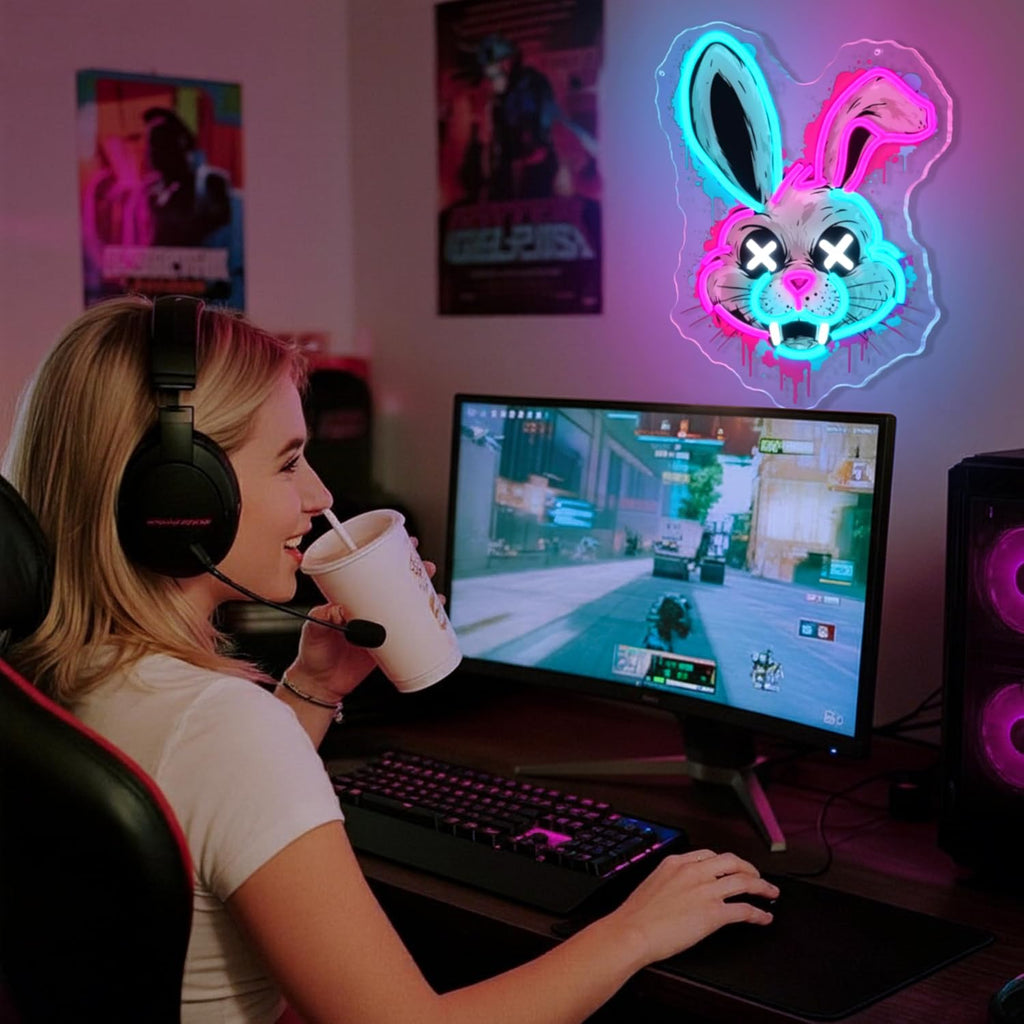 Graxie Cute Character LED Neon Sign – 3 Designs - Flex Gamingproduct_type