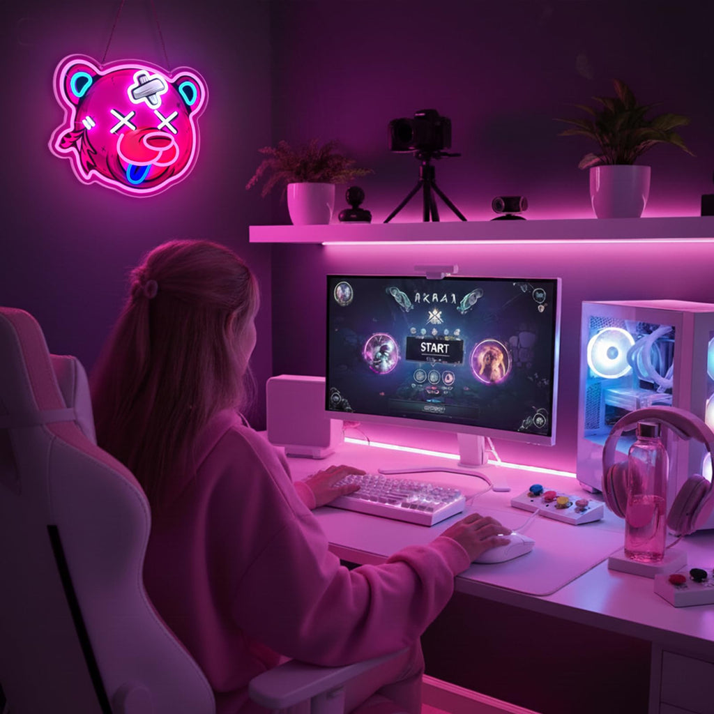 Graxie Cute Character LED Neon Sign – 3 Designs - Flex Gamingproduct_type