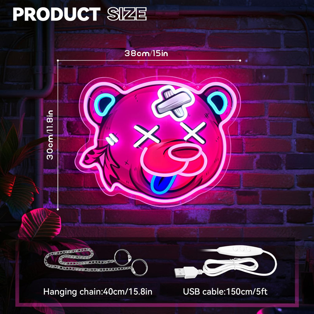 Graxie Cute Character LED Neon Sign – 3 Designs - Flex Gamingproduct_type