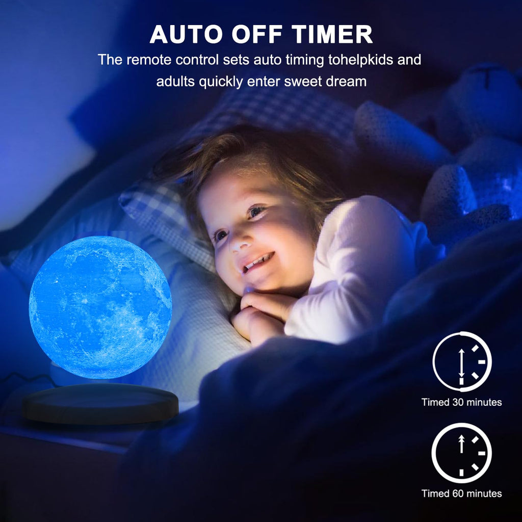 GROPINFLY Levitating Moon Lamp – 18 Colors & Multicolor - Flex Gamingproduct_type