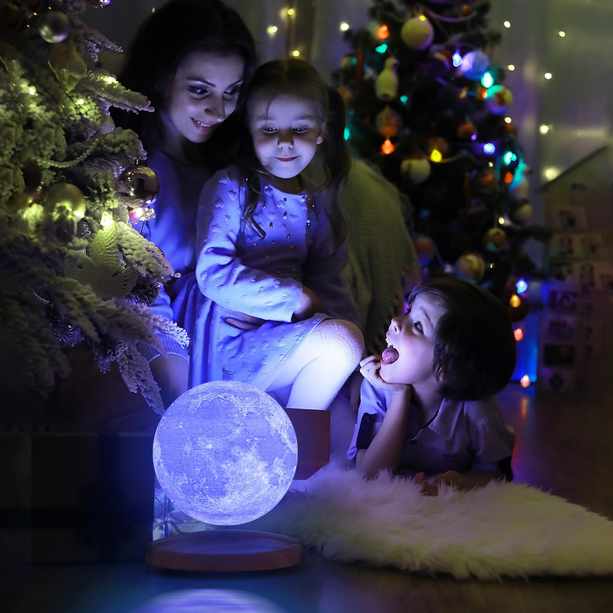 GROPINFLY Levitating Moon Lamp – 18 Colors & Multicolor - Flex Gamingproduct_type