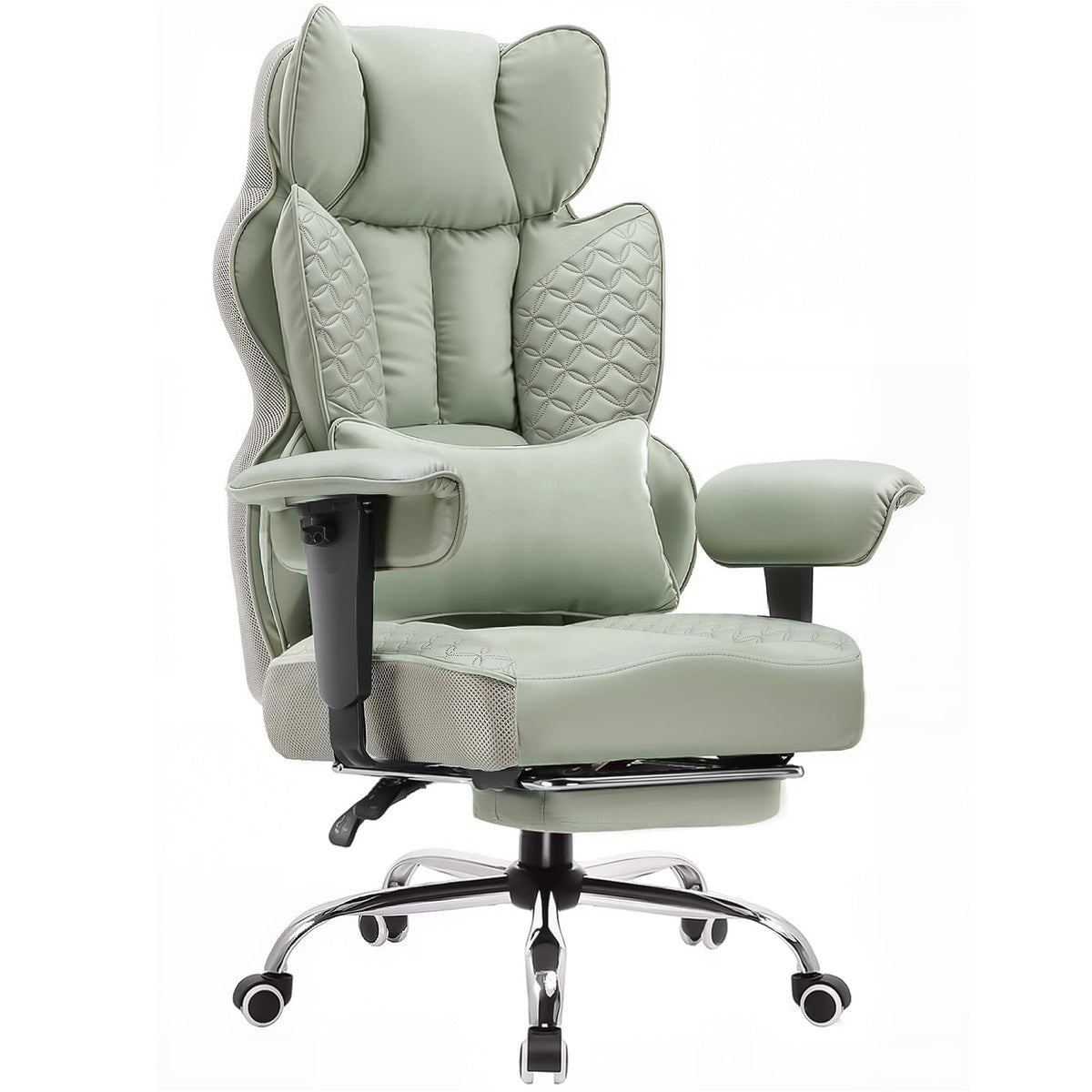 GTPLAYER Big & Tall Gaming Chair 400lbs with Pocket Spring & Footrest – 8 Colors - Flex Gamingproduct_type