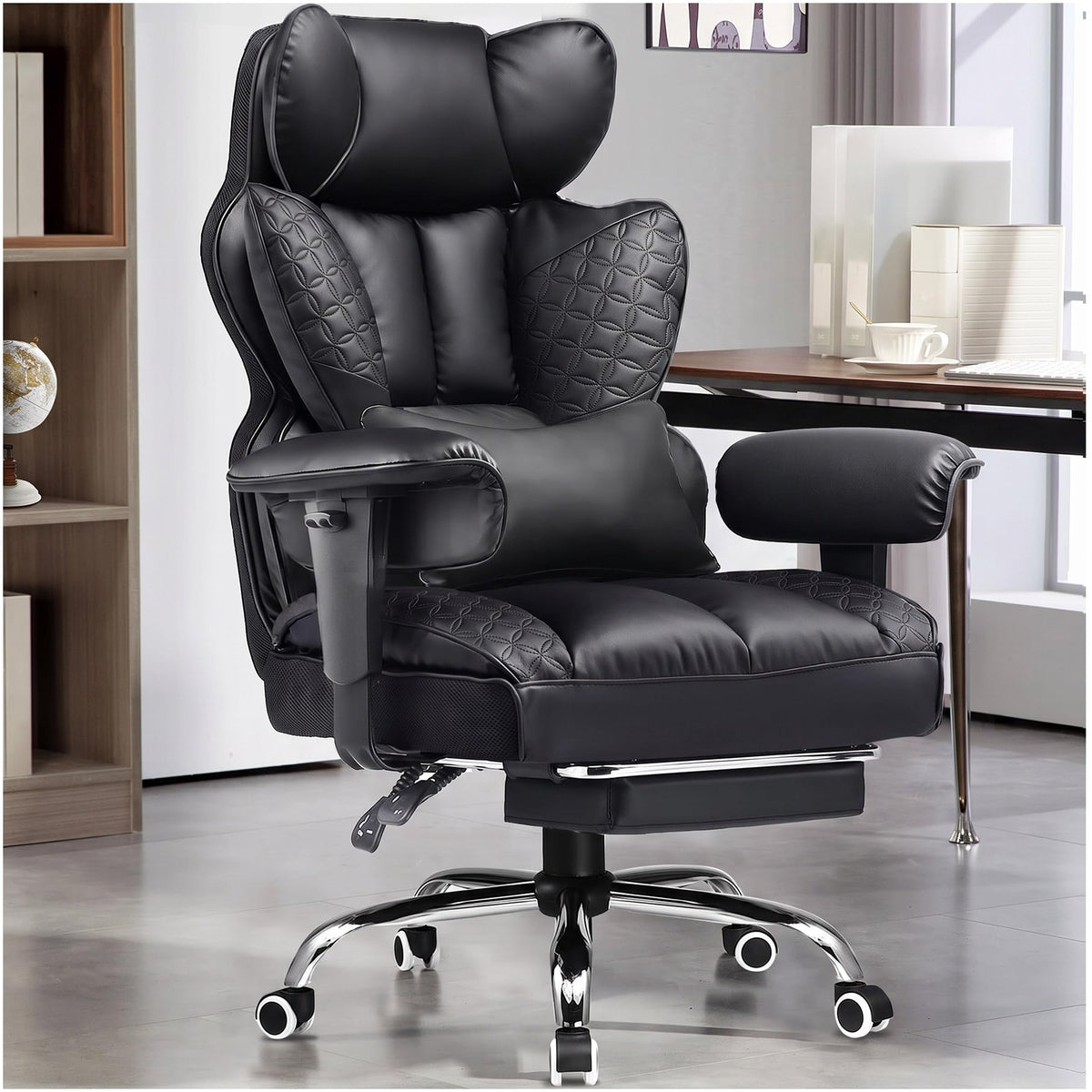 GTPLAYER Big & Tall Gaming Chair 400lbs with Pocket Spring & Footrest – 8 Colors - Flex Gamingproduct_type